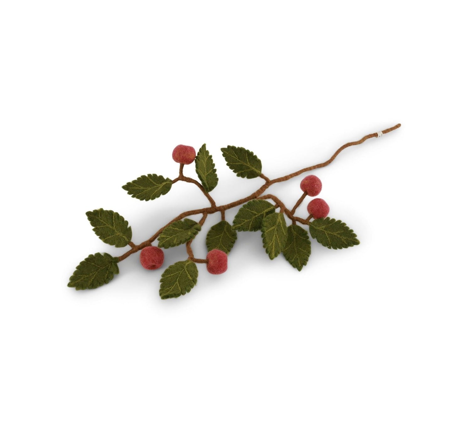 Deko Zweig rote Äpfel