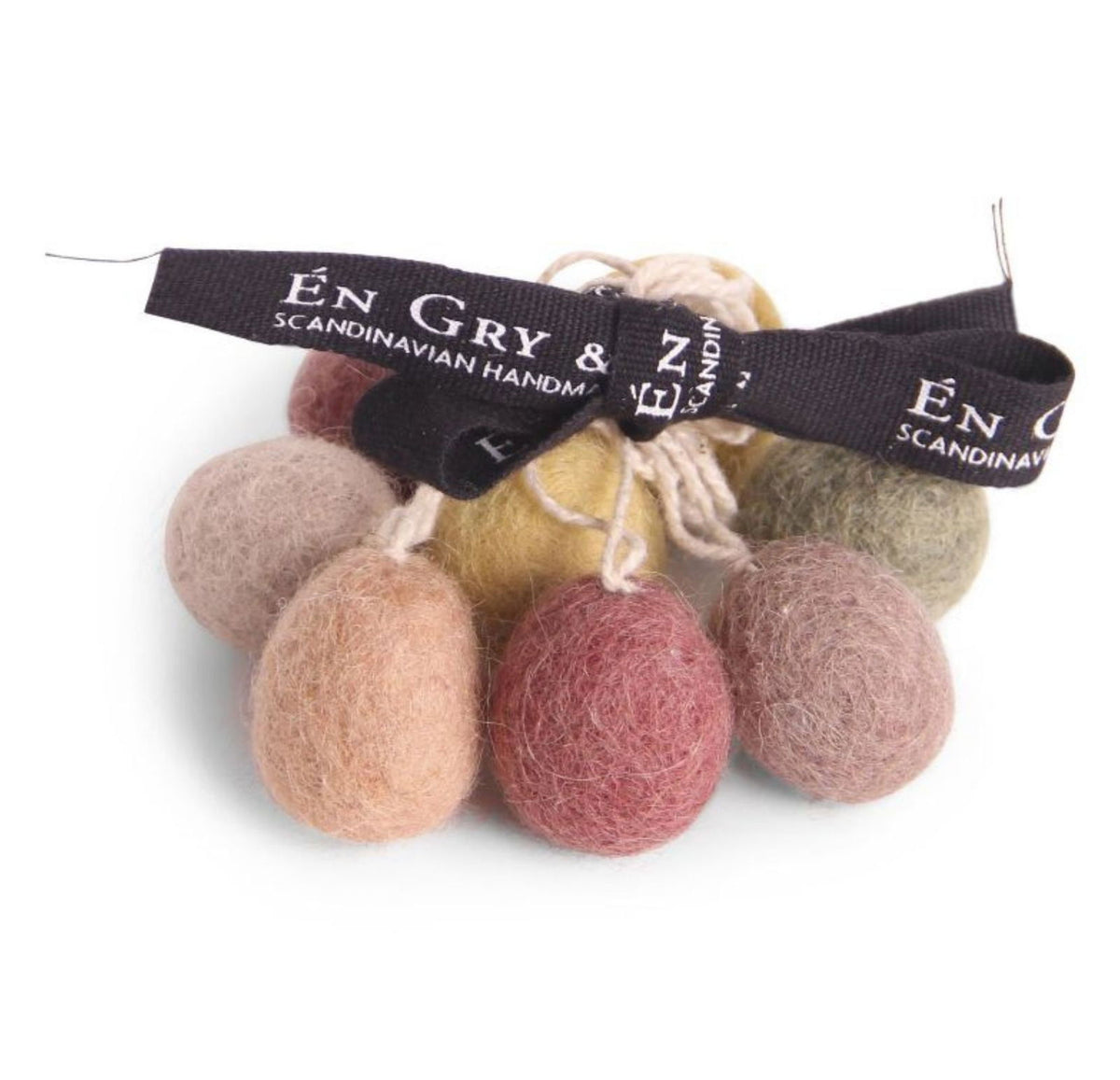 Osteranhänger Mini-Eier Hell - 8er-Set