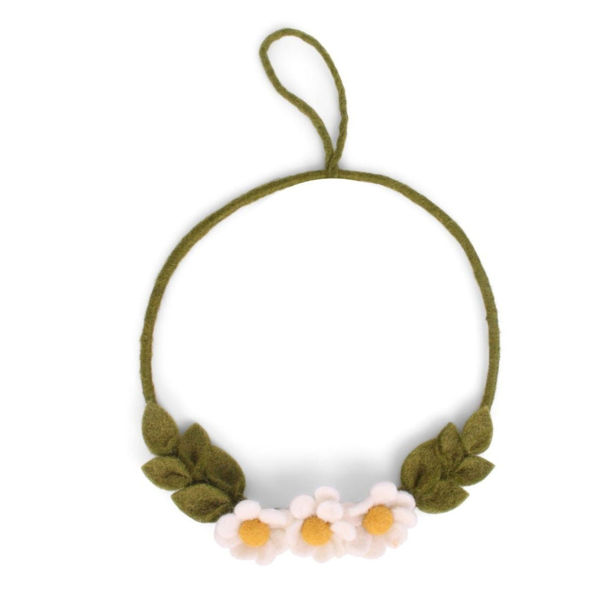 Türkranz weiße Blüten Ø20 cm