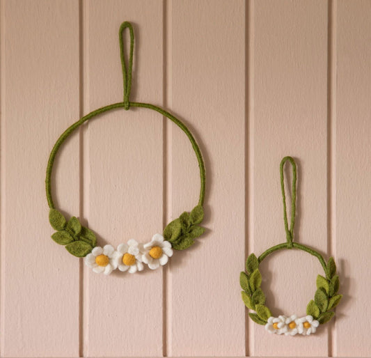 Türkranz weiße Blüten Ø20 cm