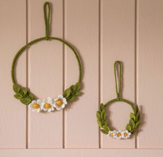 Türkranz weiße Blüten Ø10cm