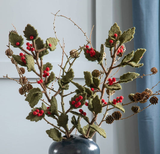 Deko Zweig Stechpalme