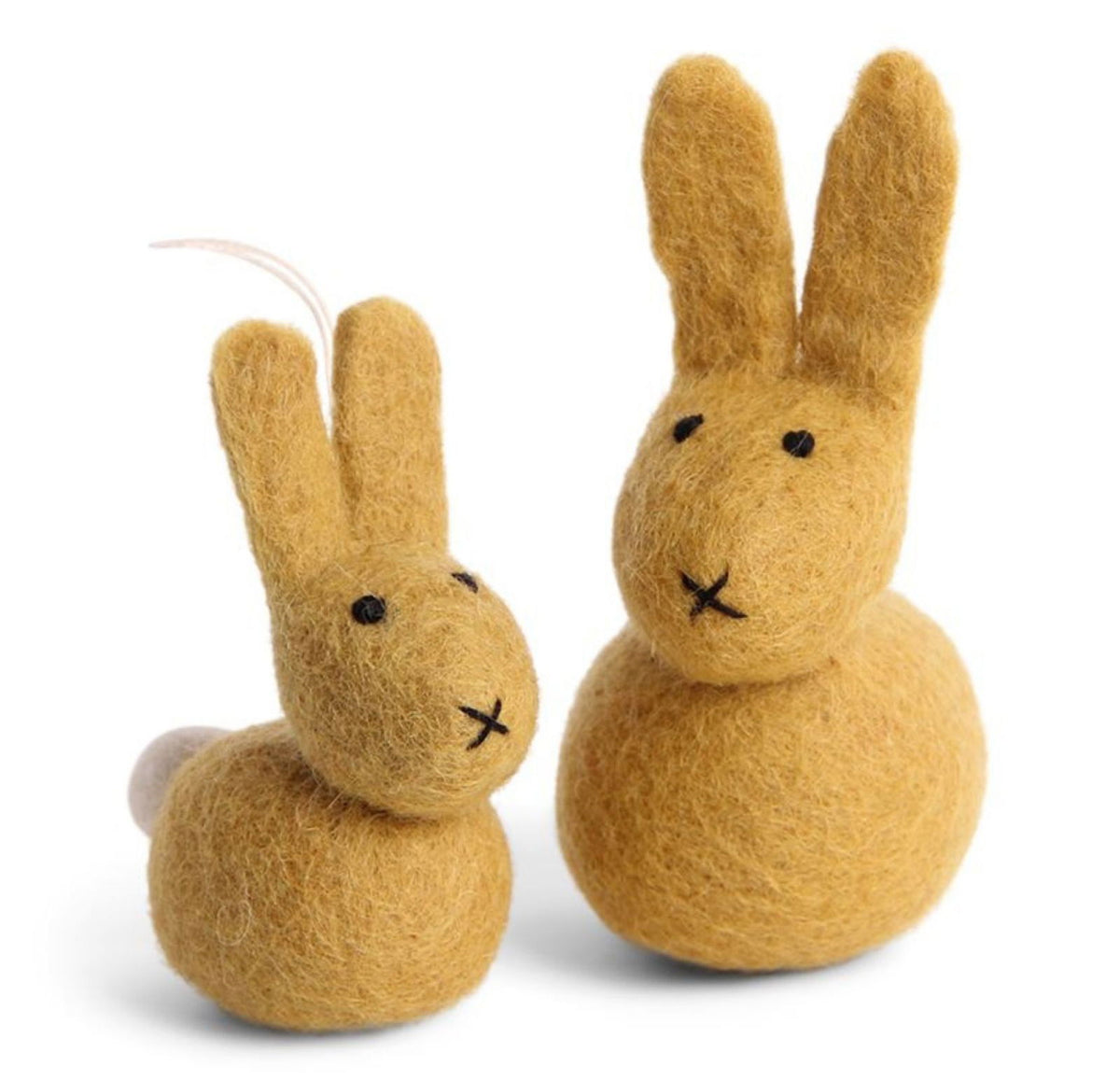 Österliche Figuren Hasen‑Set – Ocker