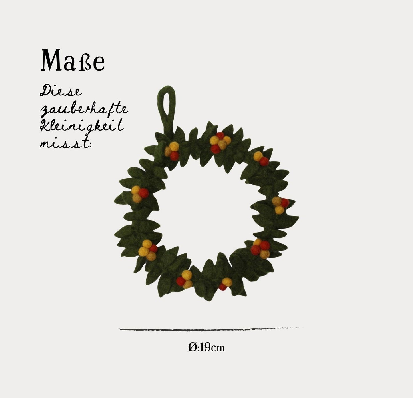 Kränze mit Herbstbeeren