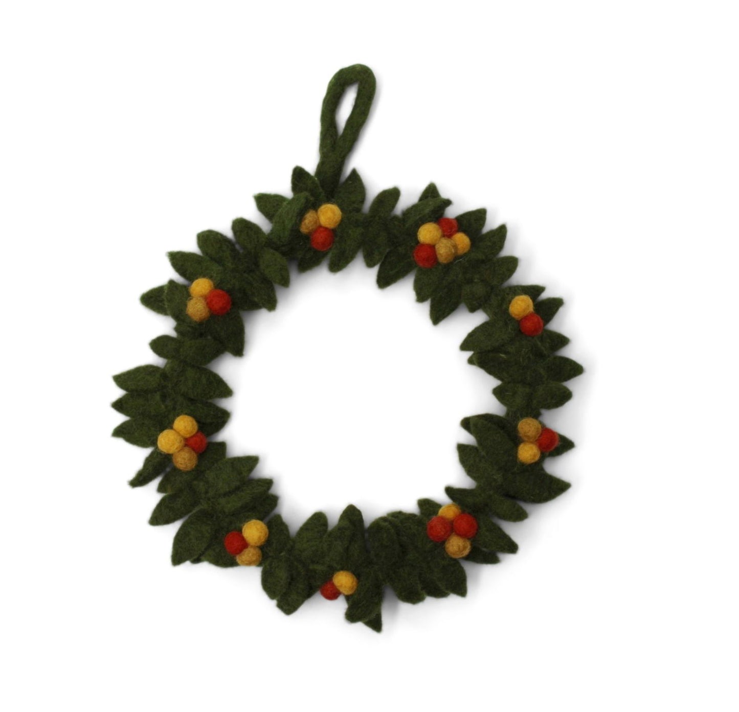 Kränze mit Herbstbeeren