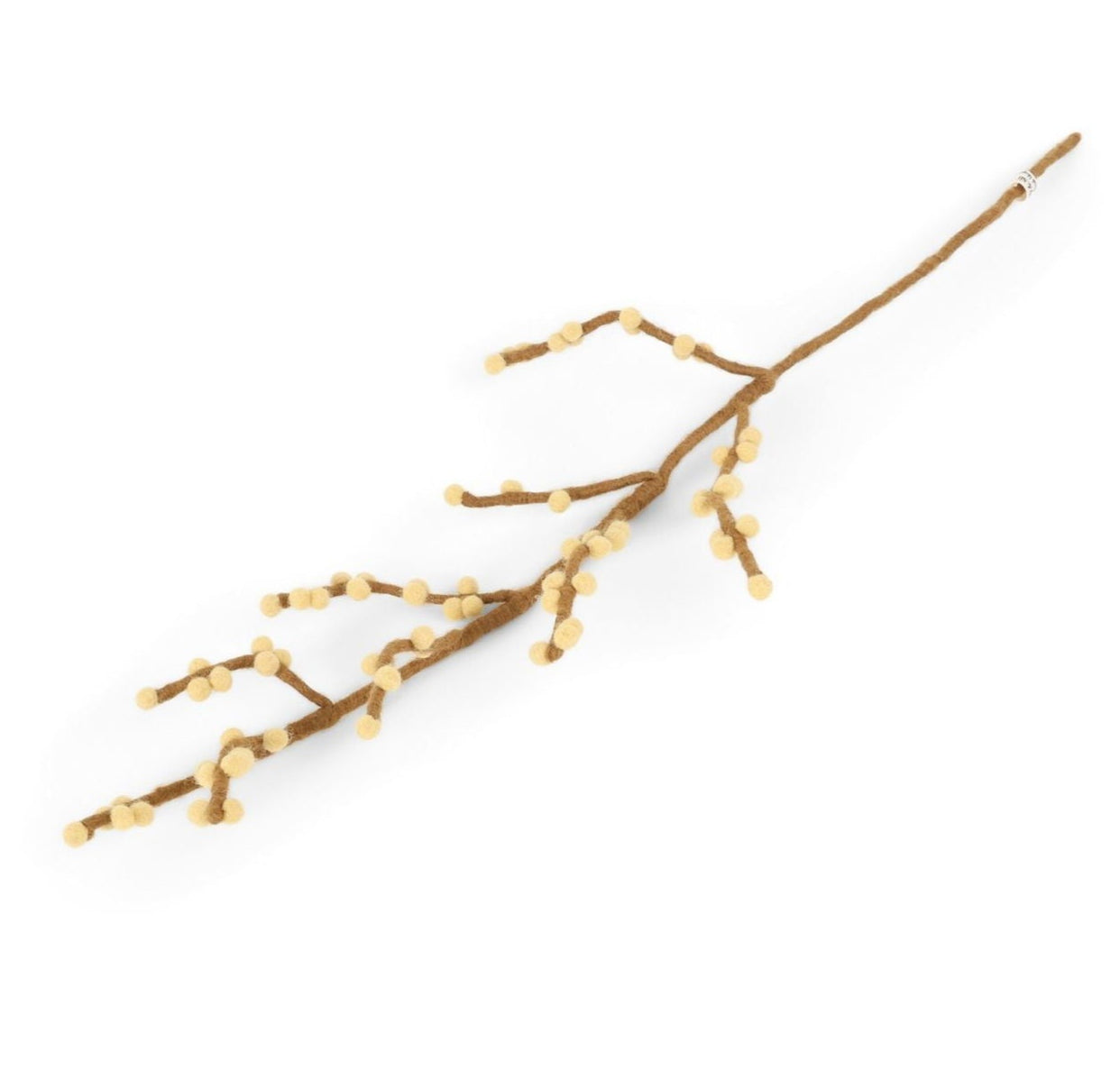 Deko Zweig Hellgelbe Beeren