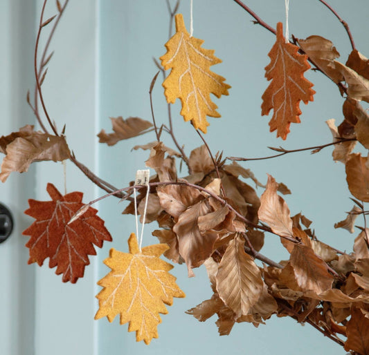 Filzanhänger Ahornblätter 3er-Set