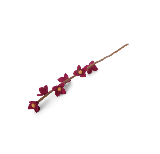 Filzblumen Kirschblüte - Kirschrosa