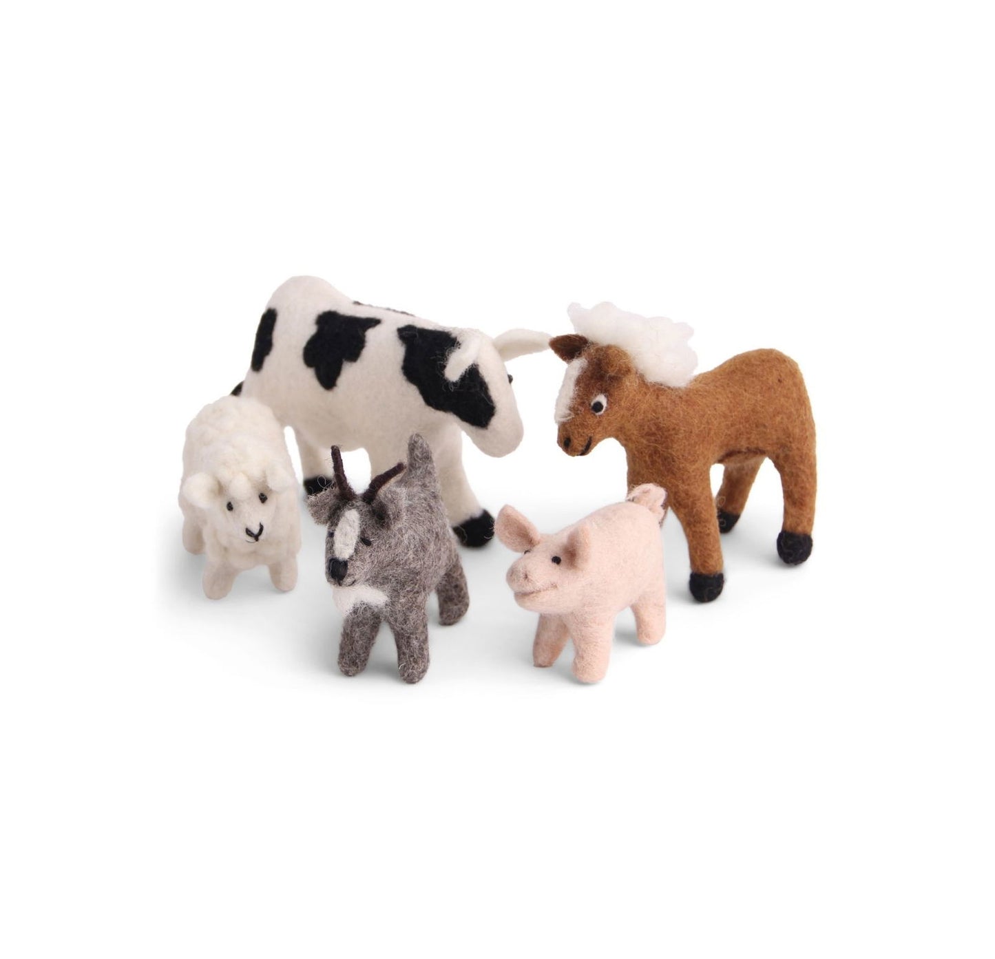 Filzfiguren Bauernhoftiere 5er Set