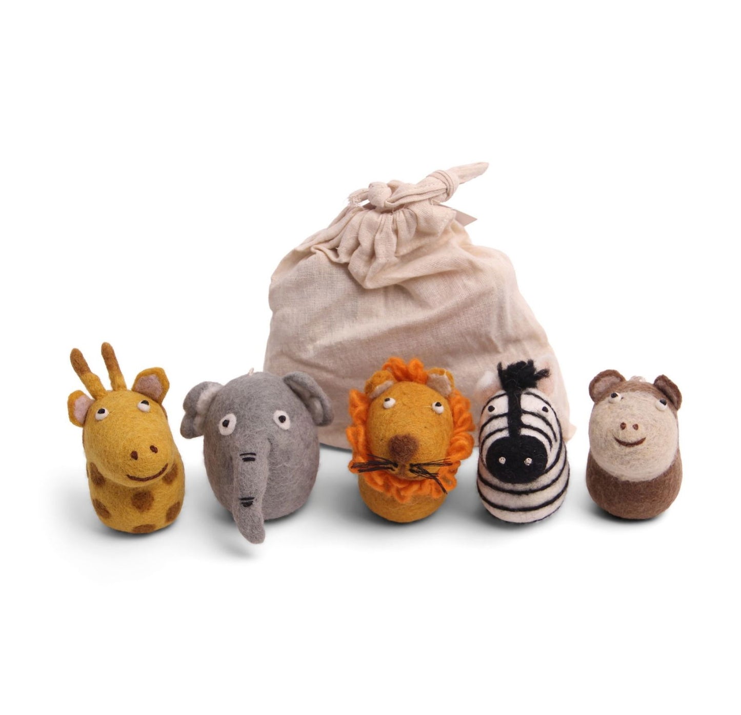 Filzfiguren Safaritiere 5er Set