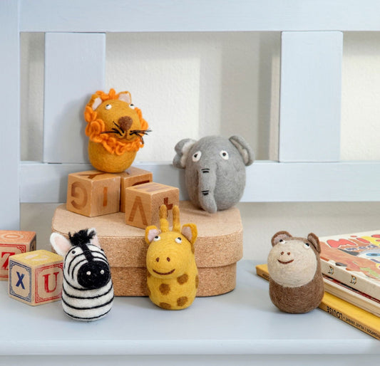 Filzfiguren  Safaritiere 5er Set