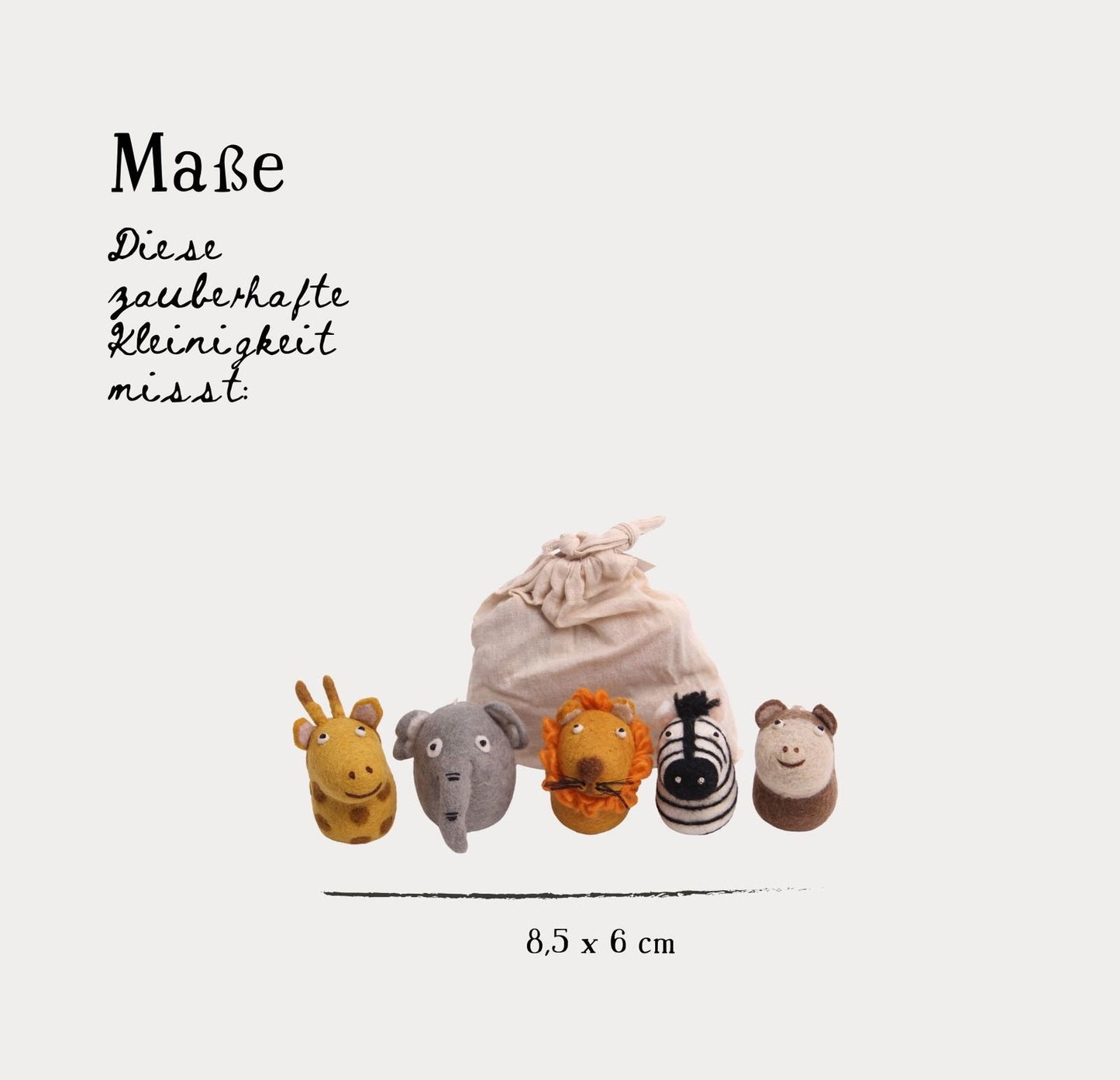 Safari Tiere – 5er-Set