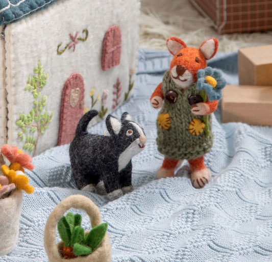 Filzfiguren Fuchsmädchen