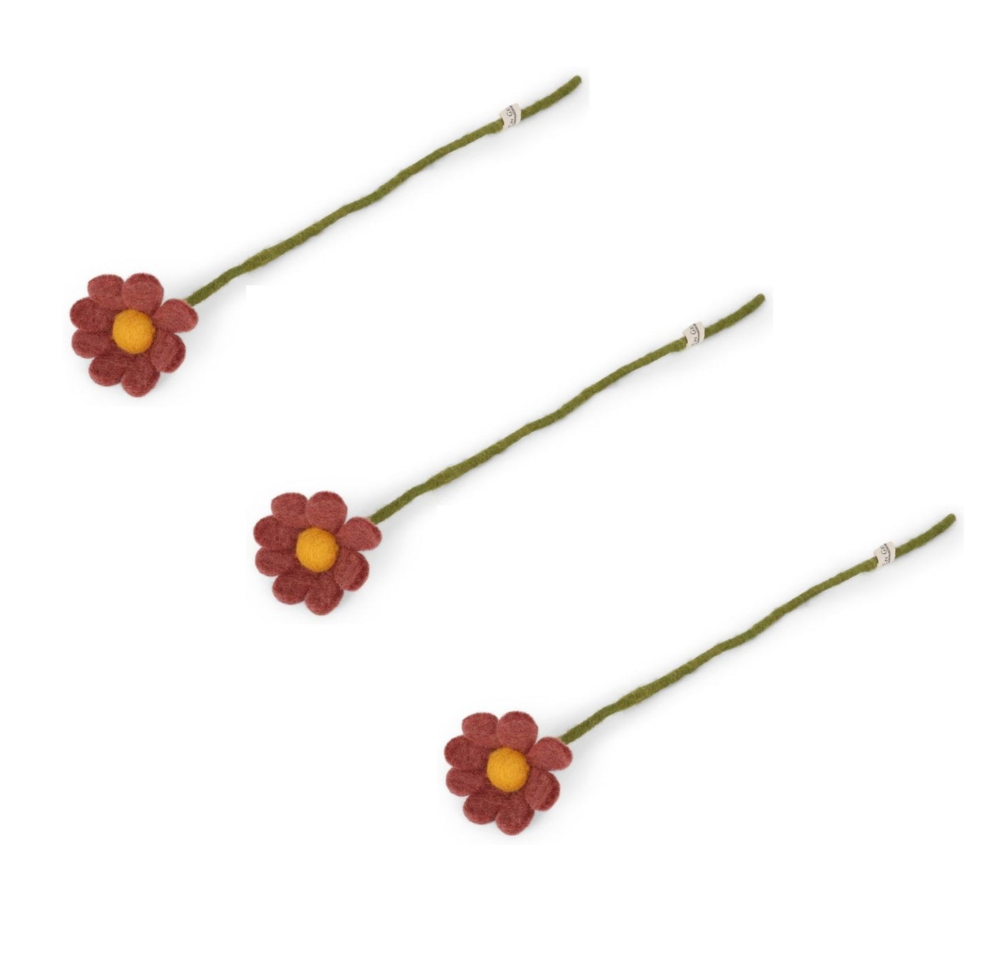Anemonen Filzblumen – 3er-Set
