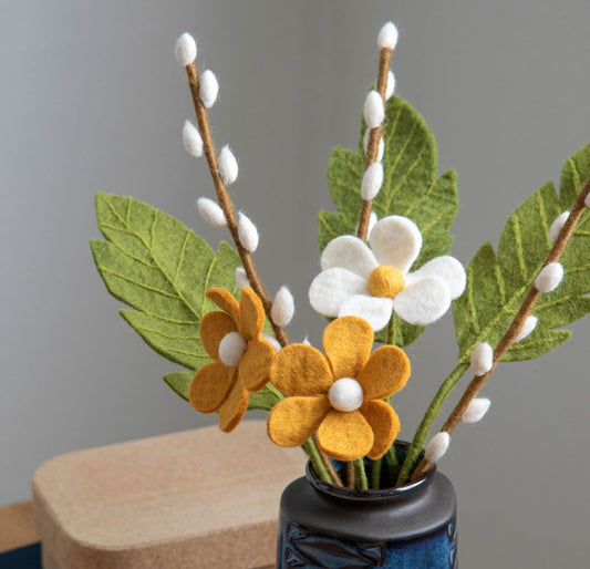 Großes grünes Blatt – 3er-Set