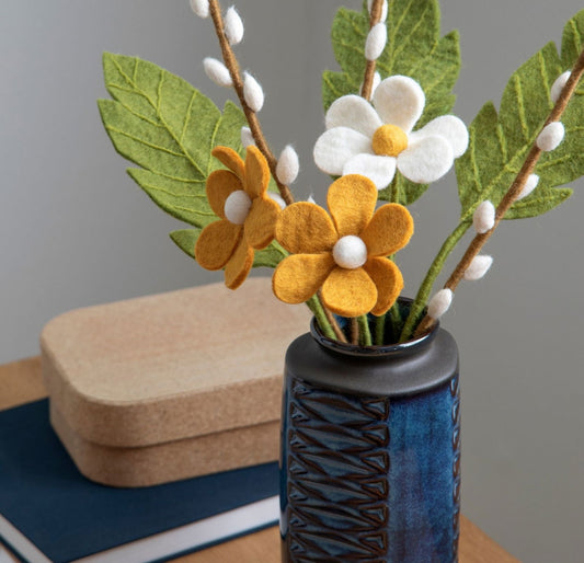 Filzblumen Anemone Melone 3er Set