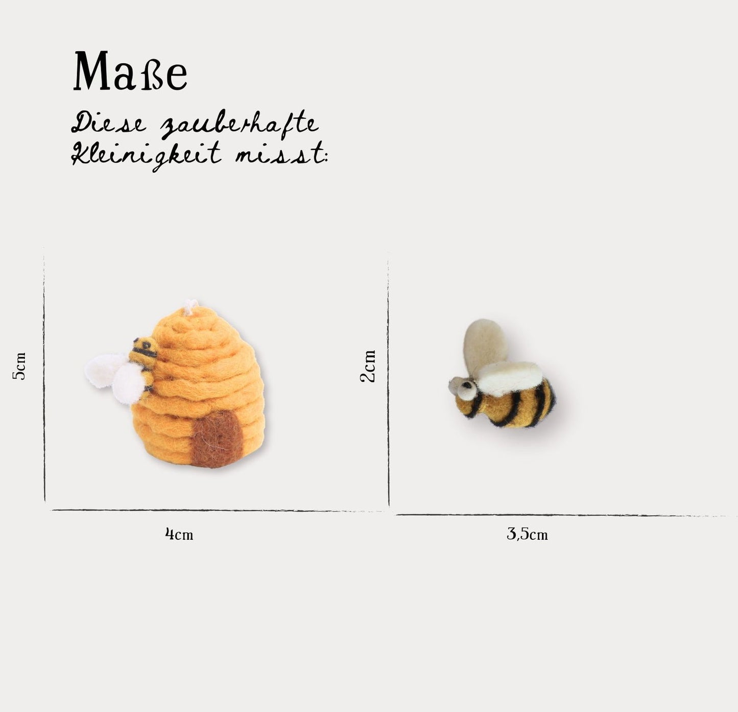 Bienenhaus mit 3 Bienen