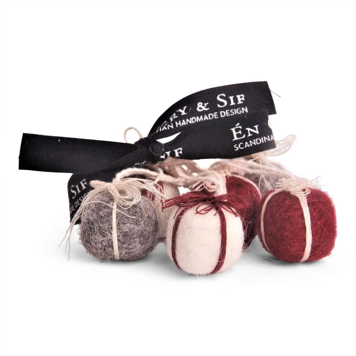 Filzlig Anhänger Geschenke 6er Set Gry & Sif