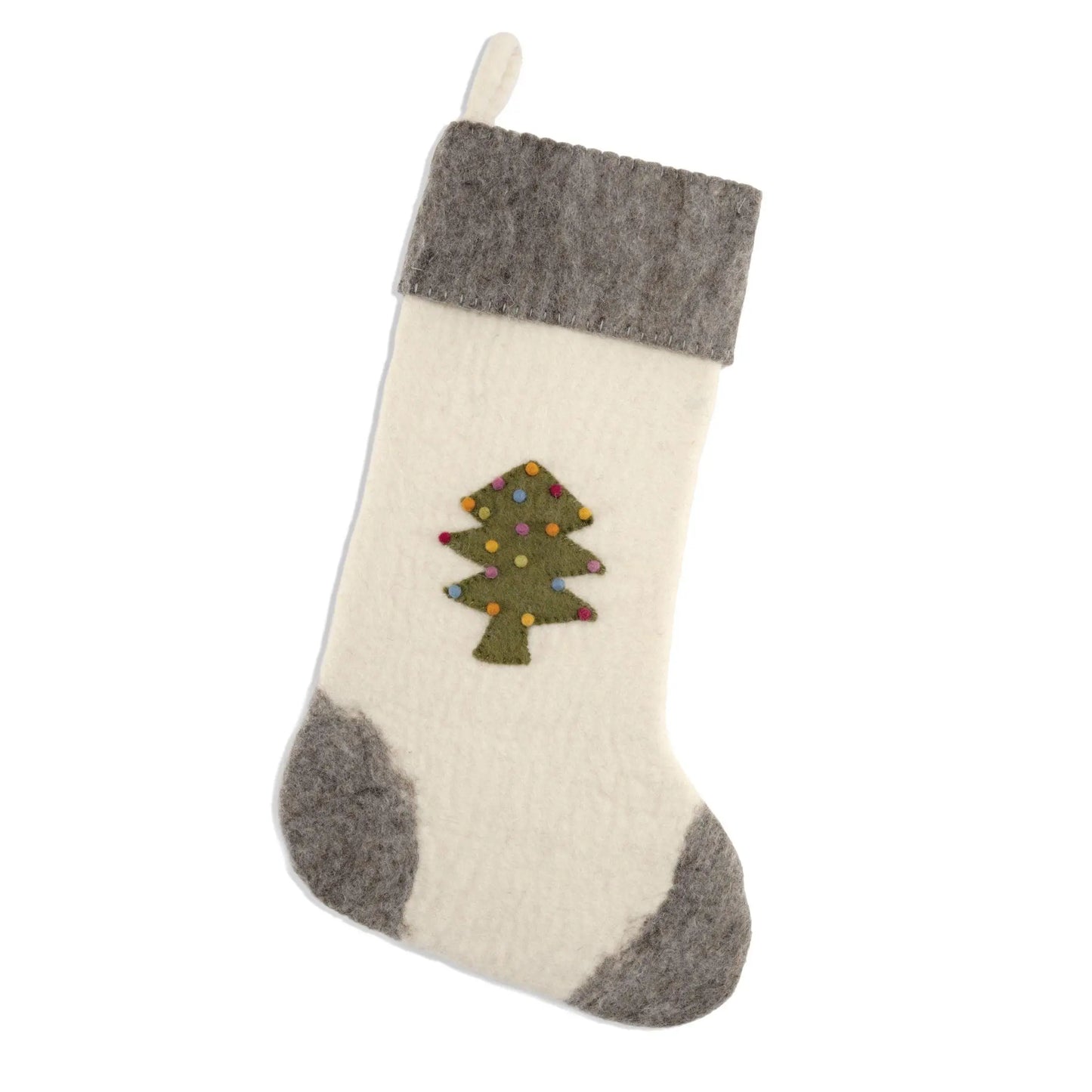 Filzlig Nikolausstrumpf Weihnachtsbaum Gry & Sif