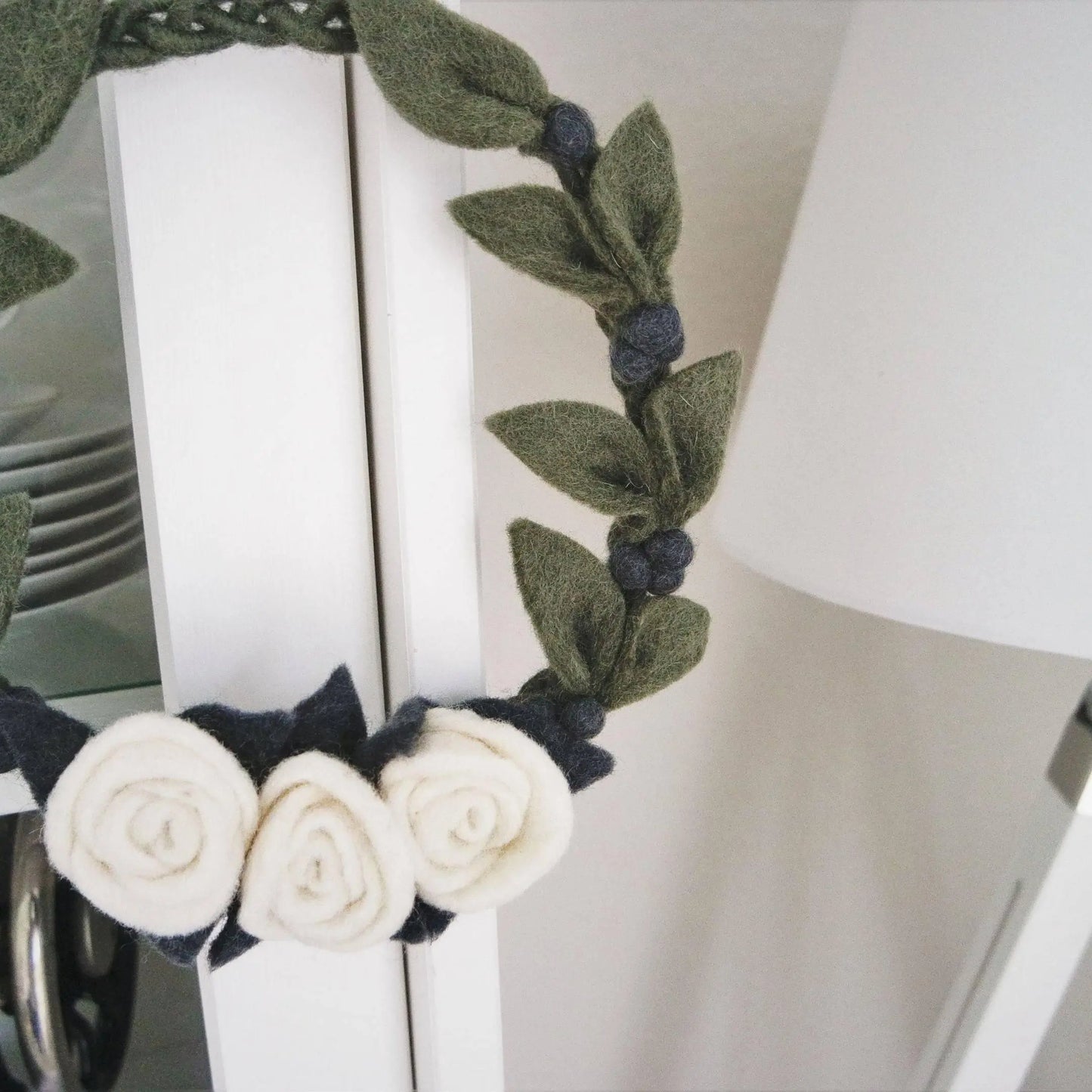 Filzlig Türkranz Rosen Ø 20cm Gry & Sif
