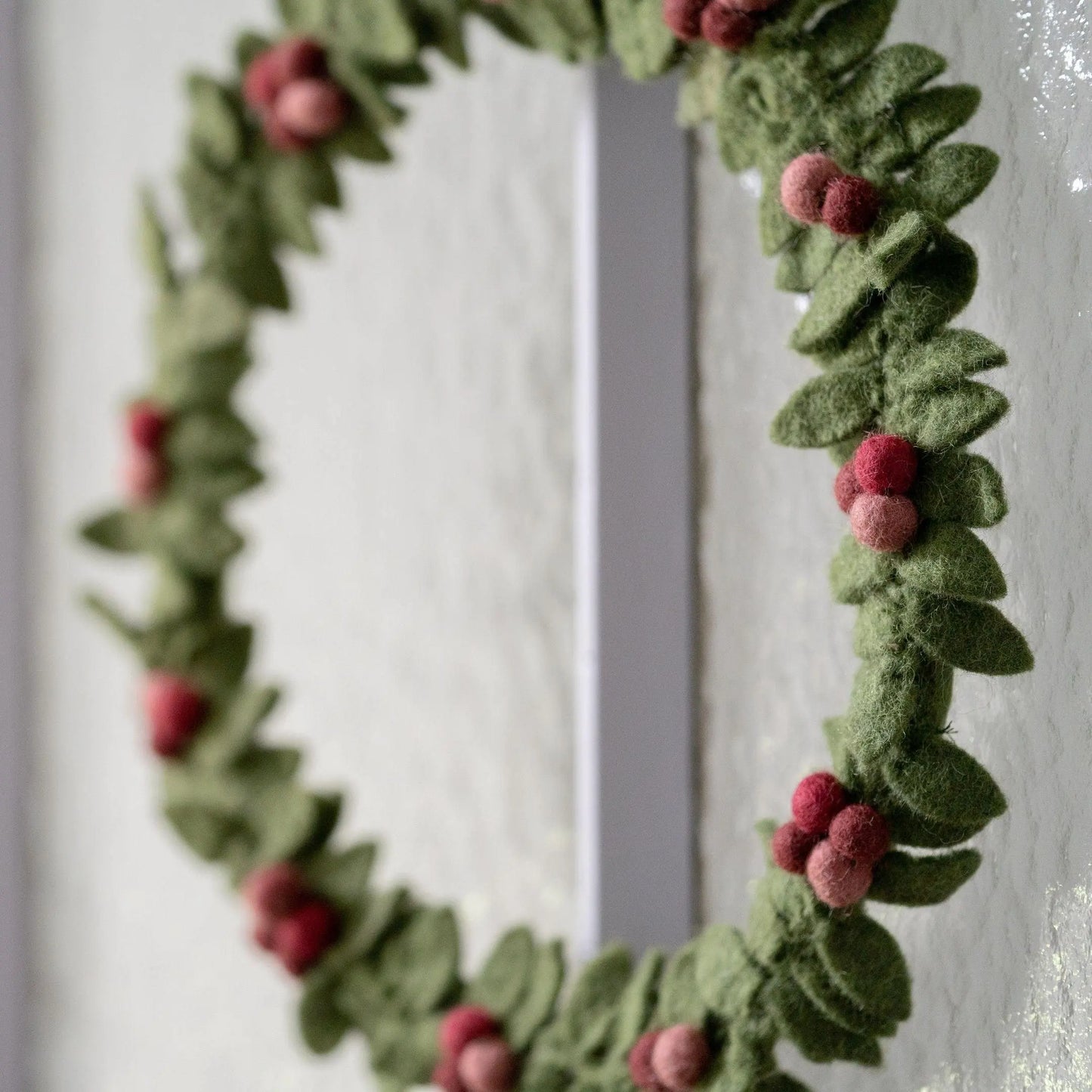 Filzlig Türkranz Winter rote Beeren Ø 30cm Gry & Sif