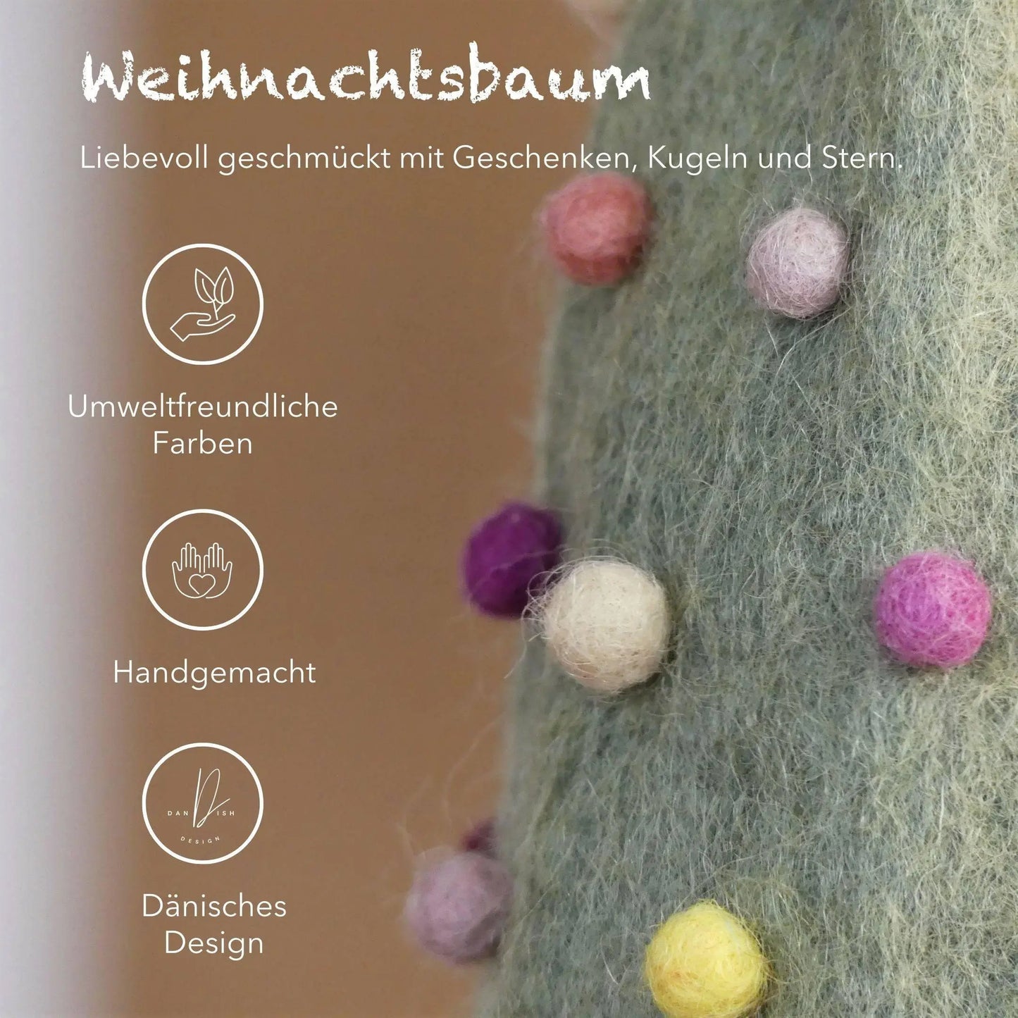 Filzlig Weihnachtsbaum 28cm Gry & Sif