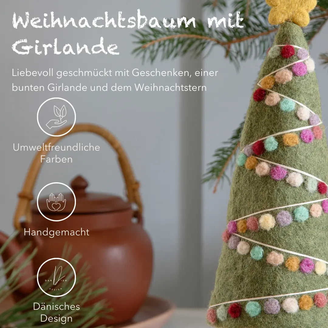 Filzlig Weihnachtsbaum 35cm Gry & Sif