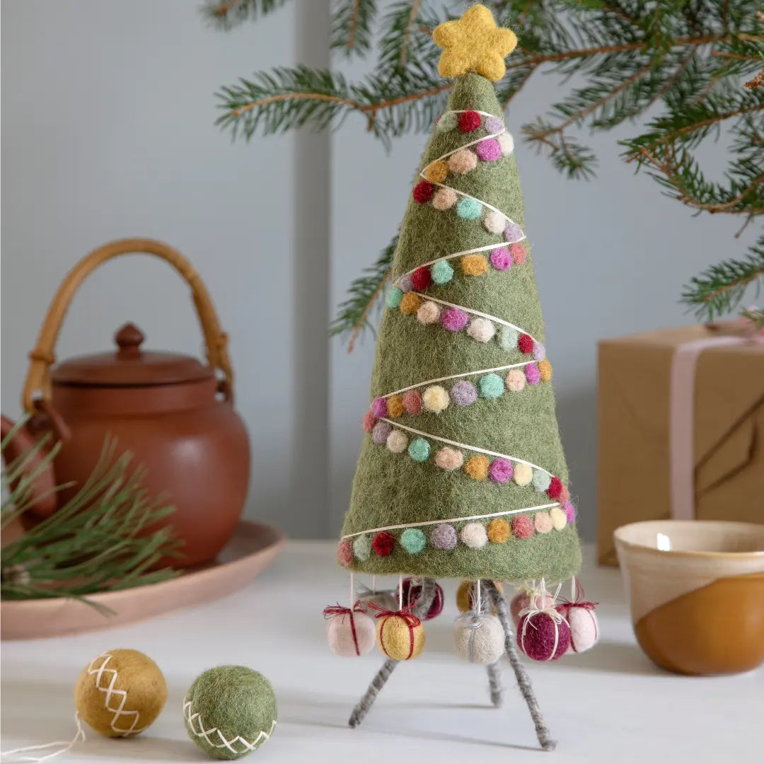 Filzlig Weihnachtsbaum 35cm Gry & Sif