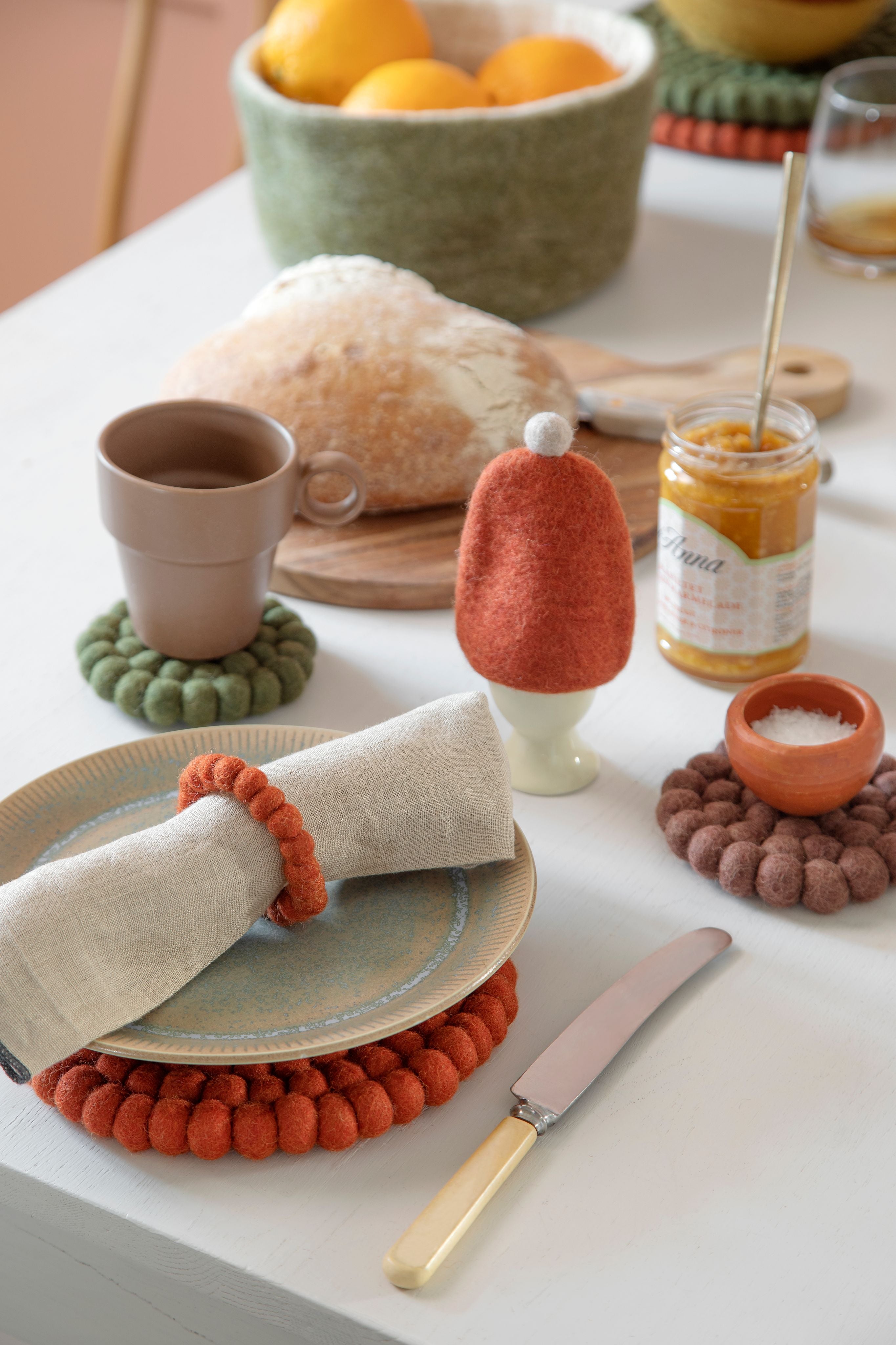 Napkin Rings & Egg Cosies