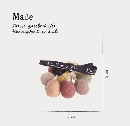 Osteranhänger Mini-Eier Hell - 8er-Set