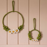 White Blossom Door Wreath – 10 cm Diameter