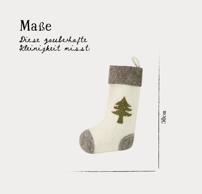 Deko Strumpf mit Baum