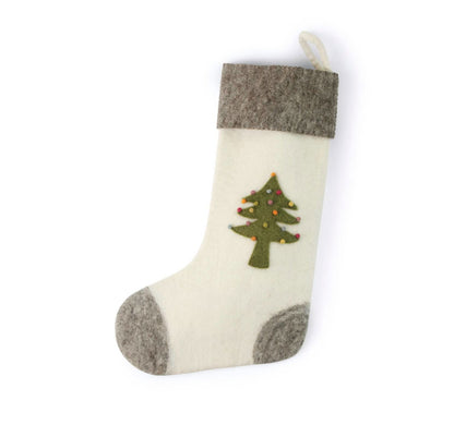 Deko Strumpf mit Baum
