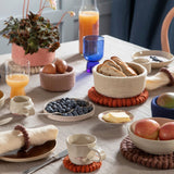 Felt Bowls – Set of 3 – Rust Red
