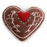 Gingerbread Heart Christmas Tree Decoration