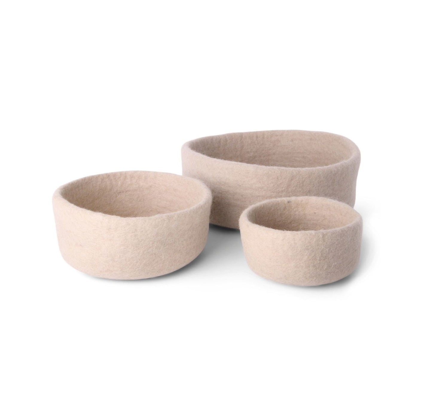 Schalen aus Filz - Set of 3