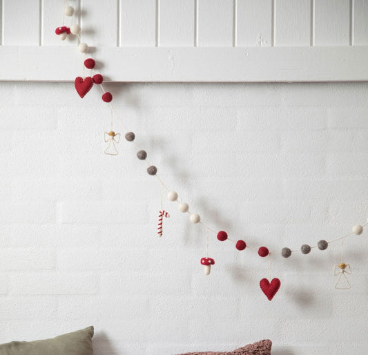 Girlande mit Ornamenten | 200 cm