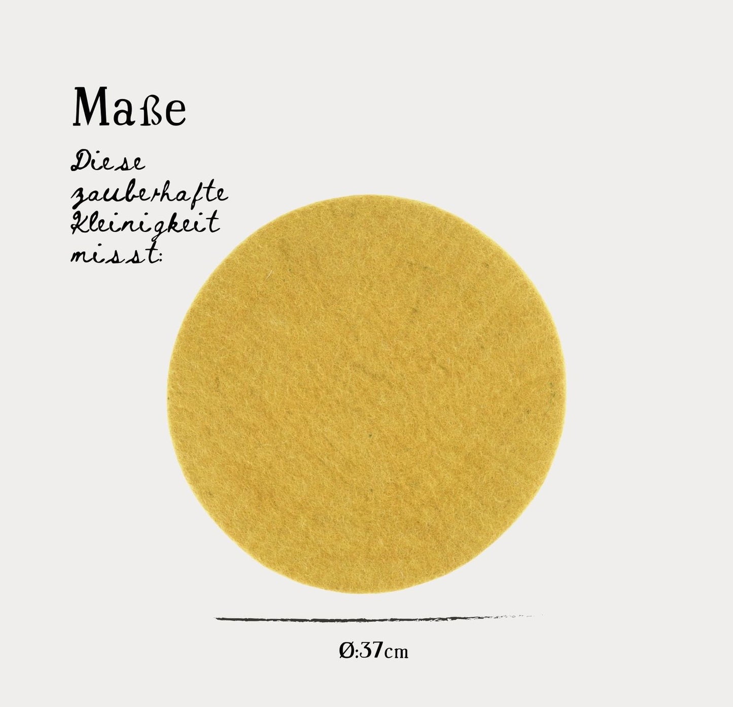 Sitzkissen rund 2er Set - Ockerfarbenen