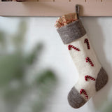 Christmas Stocking with Candy Canes