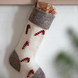 Christmas Stocking with Candy Canes