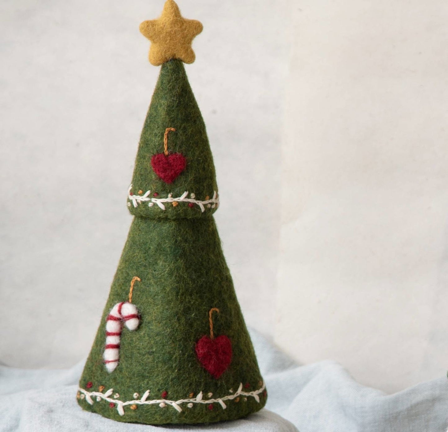 Deko Grün Weihnachtsbaum mit Details  3 in 1