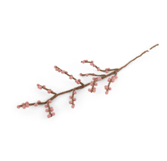 Deko Zweig Tiefroten Beeren
