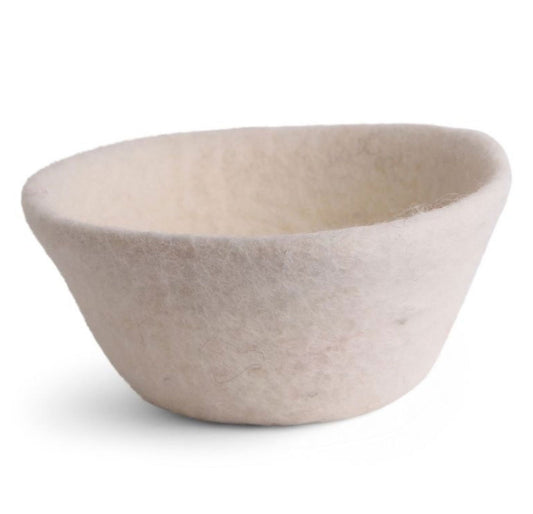 Filzschale Weiß Klein