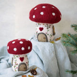 Large Felt Mushroom House Decoration