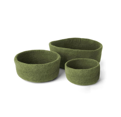 Schalen aus Filz - Set of 3