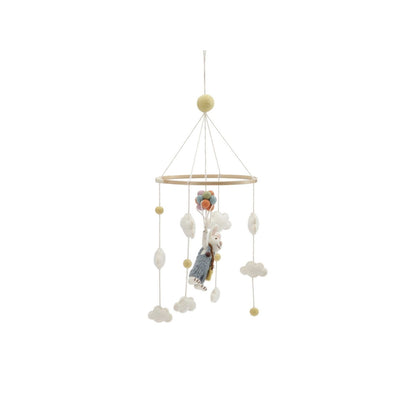 Filz Baby Mobile Hase mit Ballons