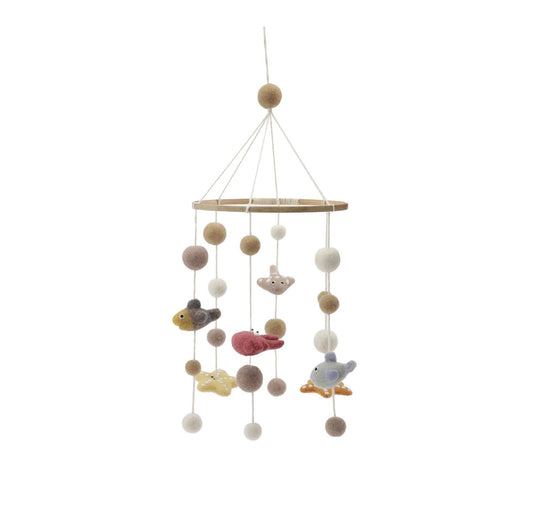 Filz Baby Mobile Meerestiere