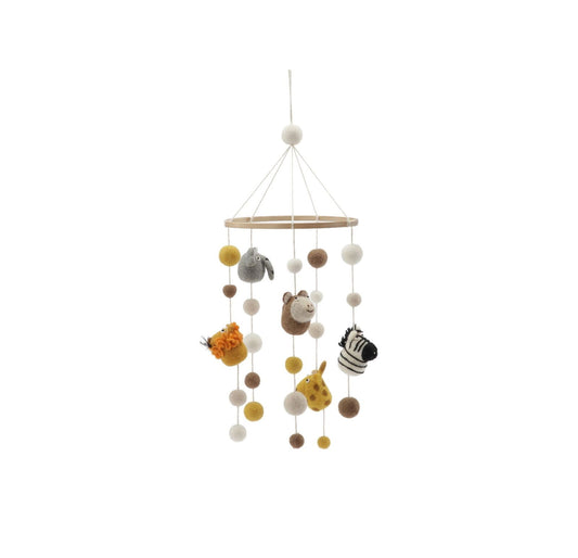 Filz Baby Mobile Safari-Tiere