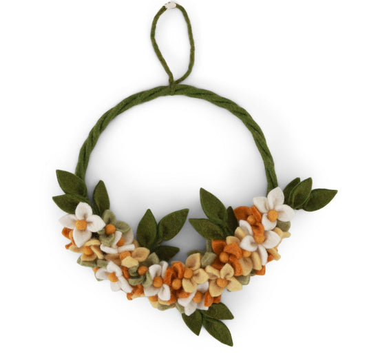 Türkranz mit gelben Blumen Ø30cm