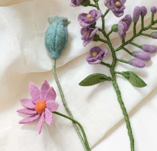 Blumenstrauß: Anju - Staubiges Violett / Hellrosa